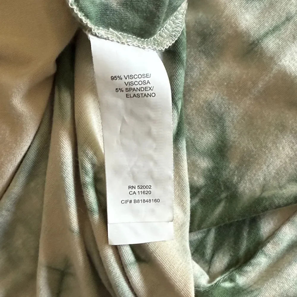 Kenzie Green Tie-Dye Maxi Dress. Size Small